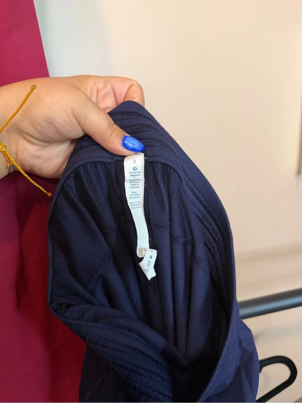 Navy Blue Lululemon Athletic Jogger Leggings #47